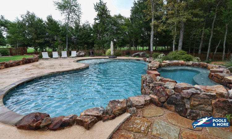 final pool photo after construction